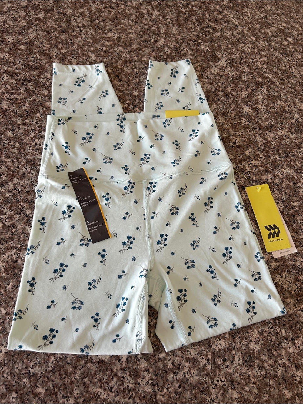 All in motion floral leggings